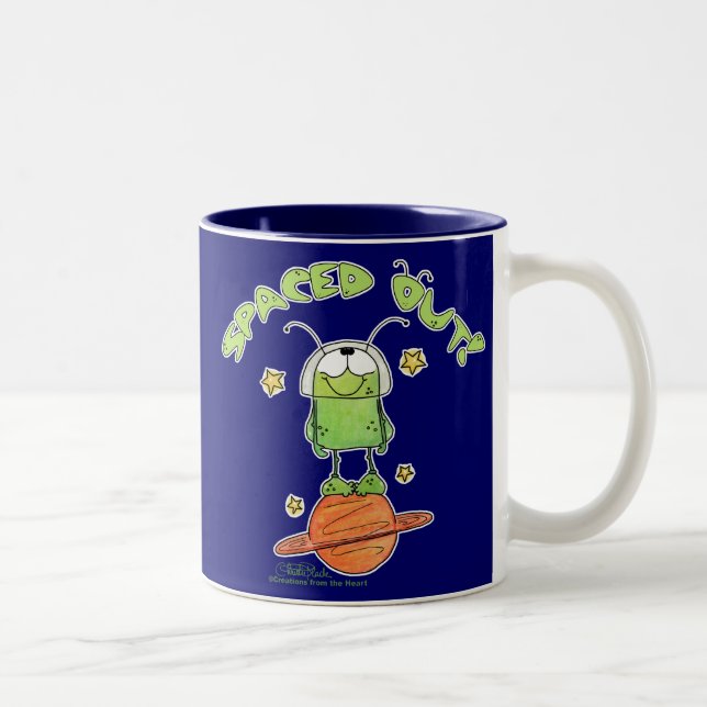 Tasse 2 Couleurs Alien Espacé (Droit)