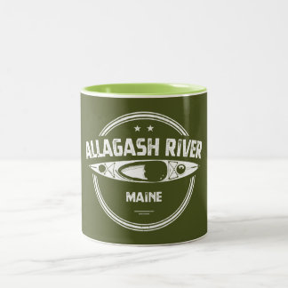 Tasse 2 Couleurs Allagash River Maine Kayak