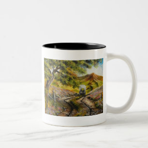 Tasse 2 Couleurs Aller en ville Peinture de David Paul