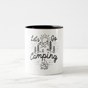 Tasse 2 Couleurs Allez Camping Camper Outdoor Camper Adventure