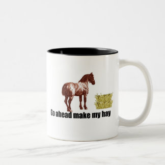 Tasse 2 Couleurs Allez font en avant mon foin