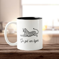 Allez Les Obtenir Tiger Cool Minimaliste Typograph