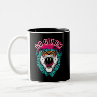 Allez les obtenir - Tiger Face Design graphique