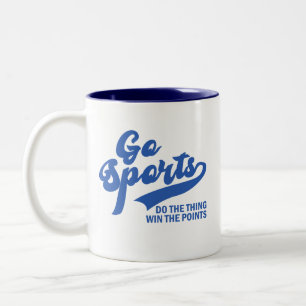 Tasse 2 Couleurs Allez Sports Faites La Chose Gagnez Les Points