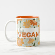 Allez, vegan ! Joli rétro muté fleurs des années 1