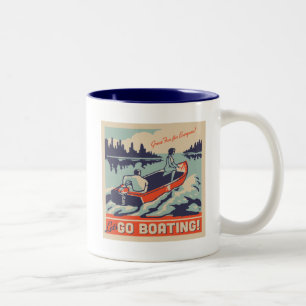 Tasse 2 Couleurs Allons en bateau