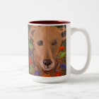 Allumez le chien de Yule Fête/Mug de Noël