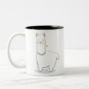 Tasse 2 Couleurs Alpaga mignon de lama