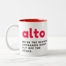 Alto, Alto, drôle de cadeau alto, choeur cadeau