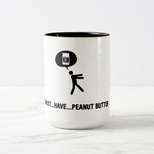 Tasse 2 Couleurs Amant de beurre d'arachide