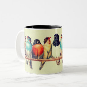 Tasse 2 Couleurs Amateur d'oiseaux nature nature sauvage oiseau