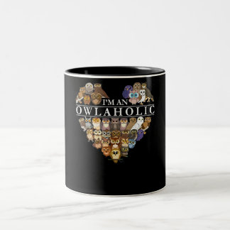 Tasse 2 Couleurs Amateurs de choux| Owlaholholic Owl Animal Bird Na