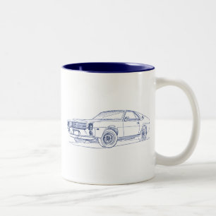 TASSE 2 COULEURS AMC AMX 390 1969