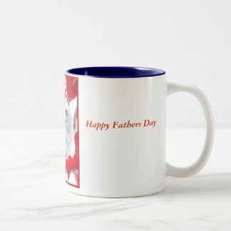 Tasse 2 Couleurs AmericaIsOneNationUnderGod2, fête des pères