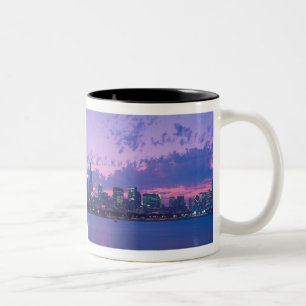 Tasse 2 Couleurs Amérique du Nord, États-Unis, IL. Horizon de Chica