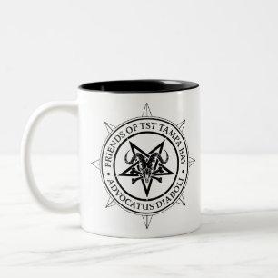 Tasse 2 Couleurs Ami de logo d'obscurité d'essai