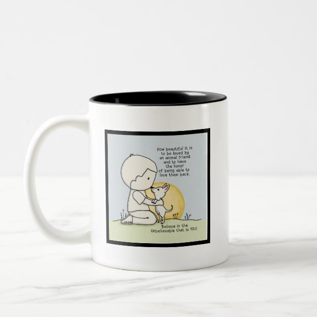 Tasse 2 Couleurs Amis animaux (Gauche)