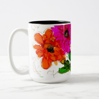 Tasse 2 Couleurs Amis heureux
