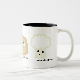 Tasse 2 Couleurs amis sur la garniture