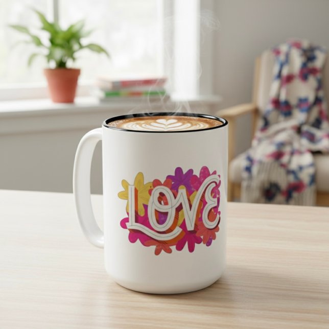 TASSE 2 COULEURS AMOUR (Créateur téléchargé)