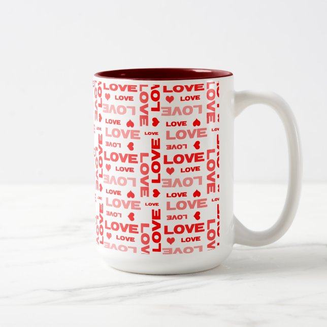 Tasse 2 Couleurs Amour (Droit)