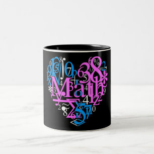 Tasse 2 Couleurs Amour de maths