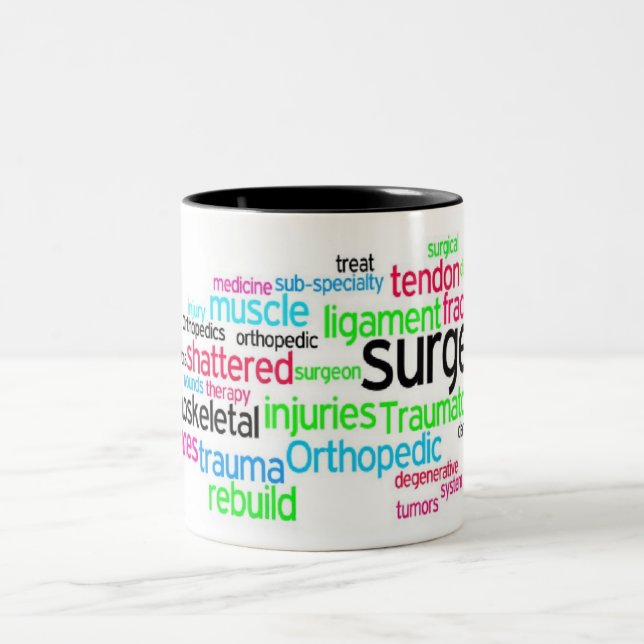 Tasse 2 Couleurs Amour d'orthopédie (Centre)