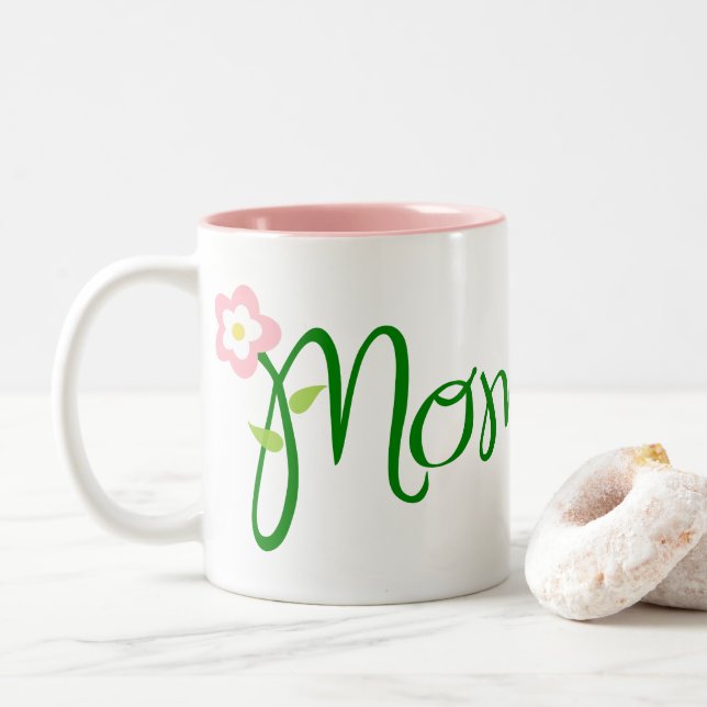 Tasse 2 Couleurs Amour maman (Avec donut)