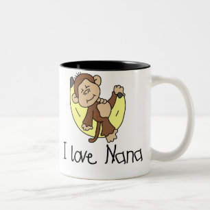 Tasse 2 Couleurs Amour Nana du singe I