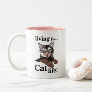 Tasse 2 Couleurs Amoureux des chats Funny