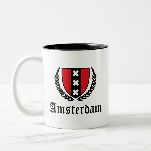 Tasse 2 Couleurs Amsterdam Crest (Gauche)