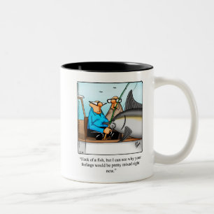 Tasse 2 Couleurs Amusant cadeau de Humour de pêche