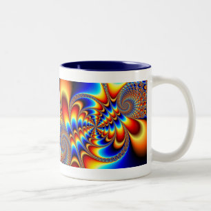 Tasse 2 Couleurs Amusant couleur - Fractal