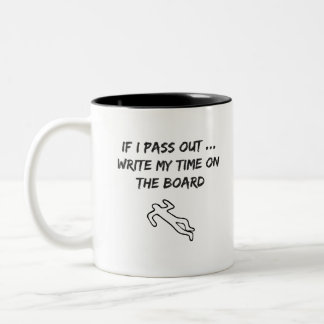 Tasse 2 Couleurs Amusement Crossfit-Inspiré de nouveauté