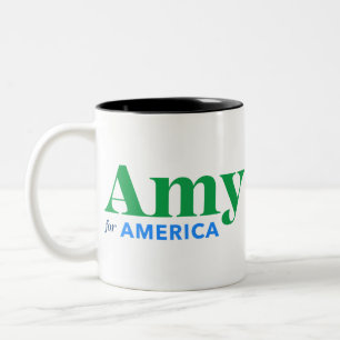 Tasse 2 Couleurs Amy Klobuchar pour le président 2020
