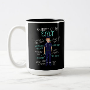Tasse 2 Couleurs Anatomie D'Urgence EMS D'Un Emt