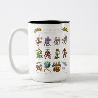 Tasse 2 Couleurs Ancient Greek Mythology Monsters
