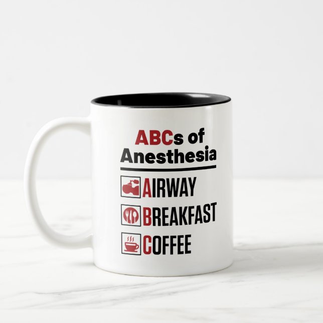 Tasse 2 Couleurs Anesthésiologiste Anesthésiologie Docteur Nurse Fu (Gauche)