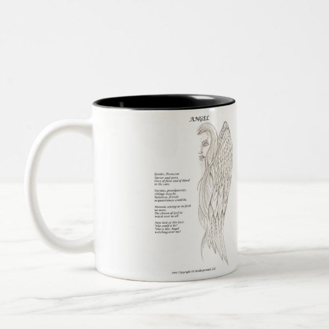 Tasse 2 Couleurs Ange (Gauche)