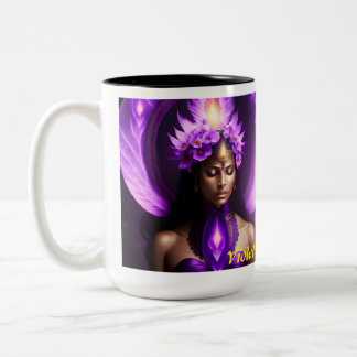 Tasse 2 Couleurs Ange de flamme violette