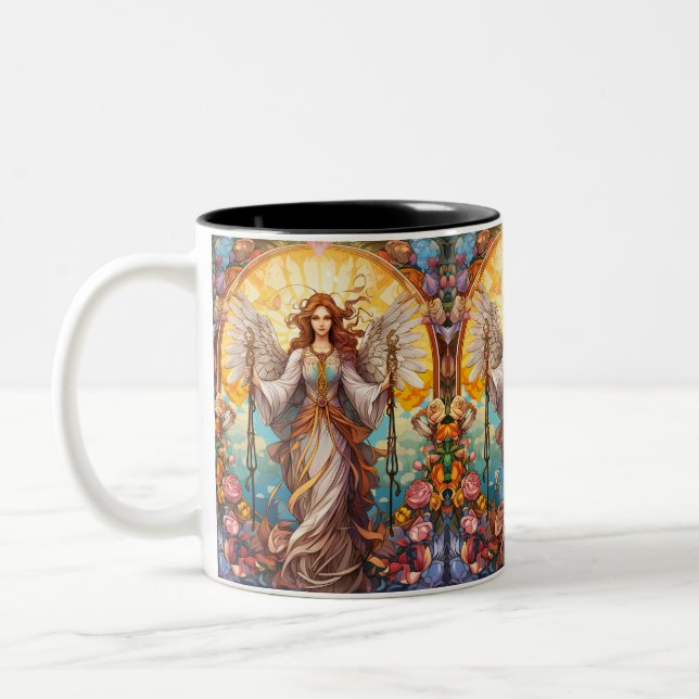 Tasse 2 Couleurs Ange Gardien G-19 (Gauche)