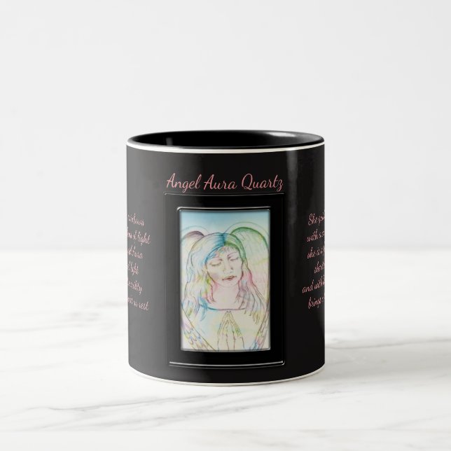 Tasse 2 Couleurs Angel Aura Quartz Fée (Centre)