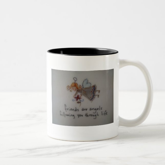 Tasse 2 Couleurs Anges (Droit)