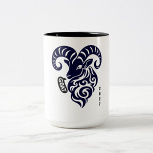 Tasse 2 Couleurs Année de la Chèvre 2027