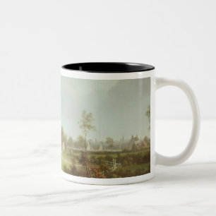Tasse 2 Couleurs Annefield avec Glasgow au-delà, c.1800