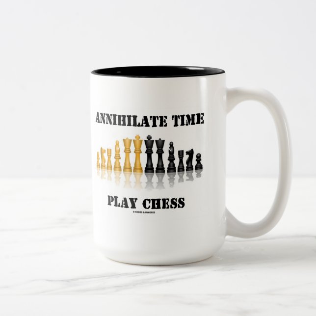 Tasse 2 Couleurs Annihilate Time Play Chess (jeu d'échecs réfléchi) (Droit)