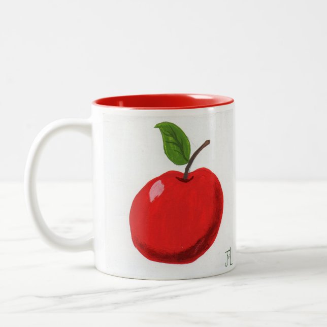 Tasse 2 Couleurs Apple et Orange par JML (Gauche)
