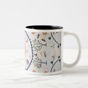 Tasse 2 Couleurs Applique l'édredon avec Sun, musardez, des étoiles