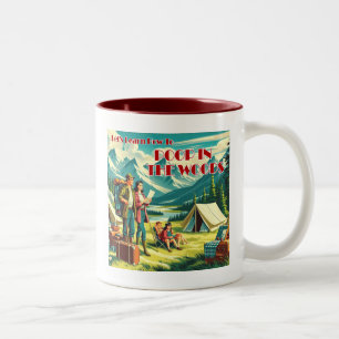 Tasse 2 Couleurs Apprenons à piquer dans le camping des bois