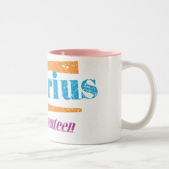 Tasse 2 Couleurs Aqua de Verseau (Droit)